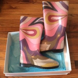Emilio Pucci rain boots